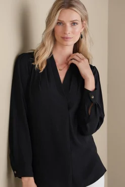 Soft Surroundings Akira Blouse><noscript><img width=