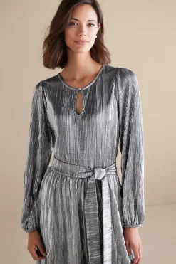Soft Surroundings Annabelle Pleated Dress><noscript><img width=