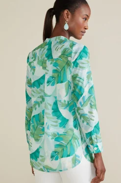 Soft Surroundings Baroque Top & Cami><noscript><img width=