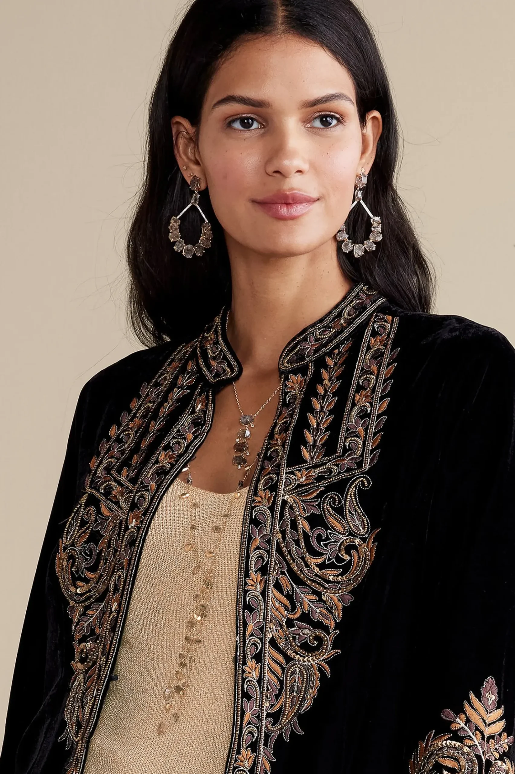 Soft Surroundings Belcastel Jacket> EVelvet Styles|Global Artistry