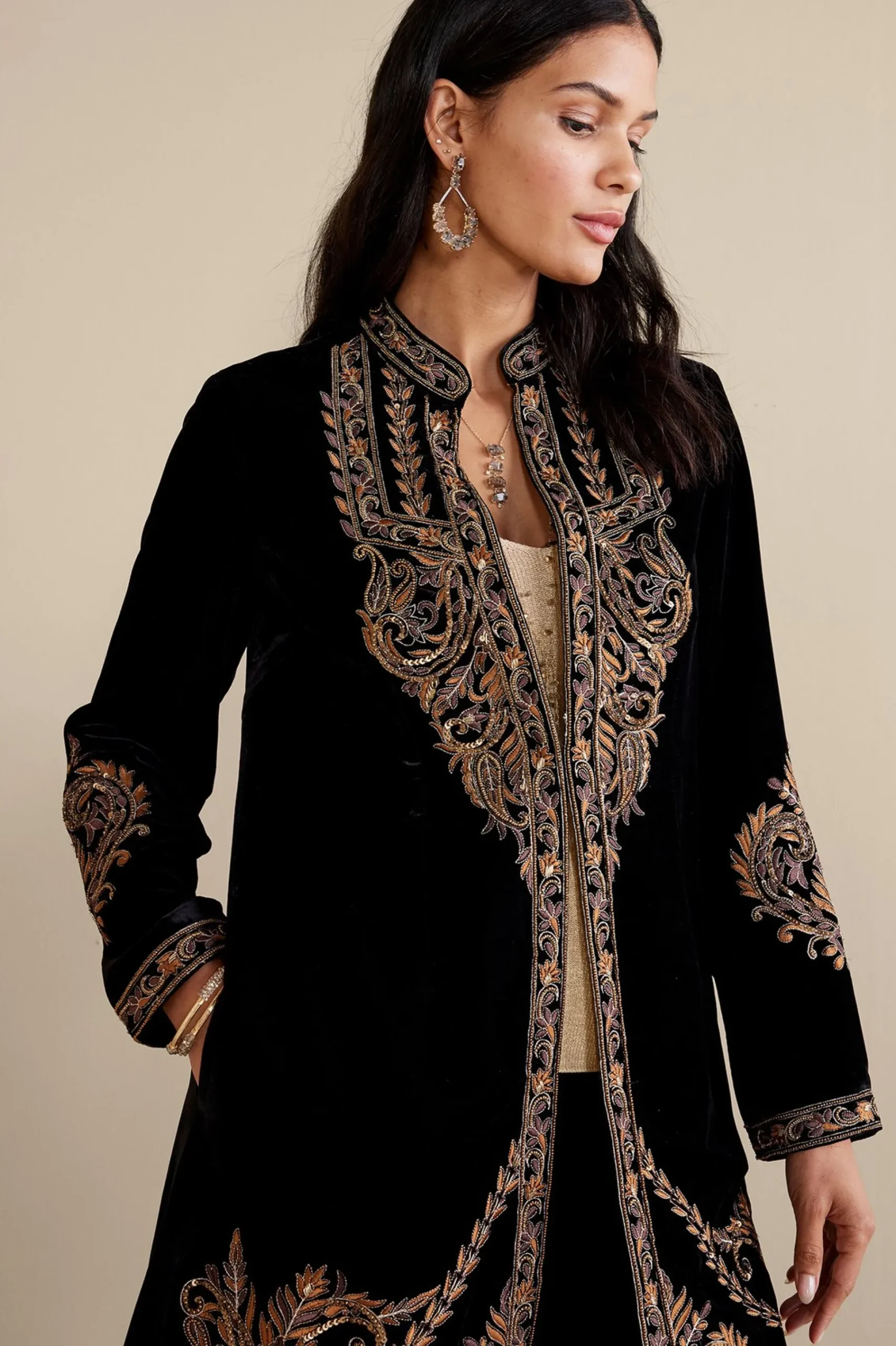 Soft Surroundings Belcastel Jacket> EVelvet Styles|Global Artistry