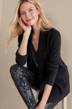Soft Surroundings Celeste Cashmere Cardigan><noscript><img width=