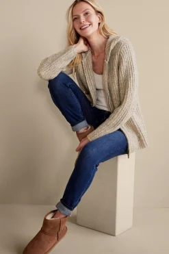 Soft Surroundings Chandra Sequin Cardigan><noscript><img width=
