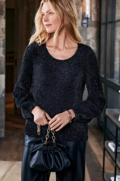 Soft Surroundings Ciara Sparkle Sweater><noscript><img width=