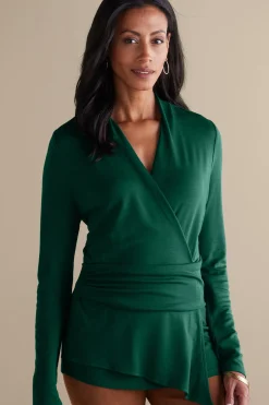 Soft Surroundings Daina Top> long sleeve|pullovers