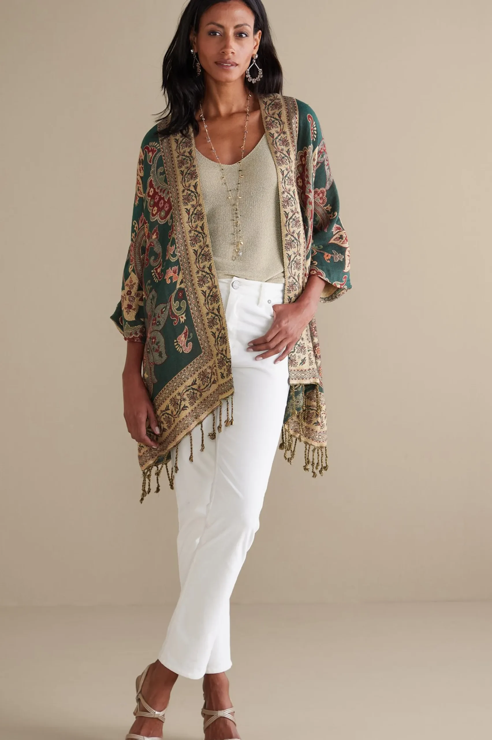 Soft Surroundings Eve Topper> Global Artistry