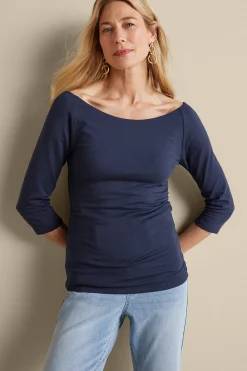 Soft Surroundings Giada Top> Into The Blues|Vacation Shop