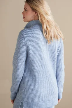 Soft Surroundings Hallie Half Zip Sweater><noscript><img width=