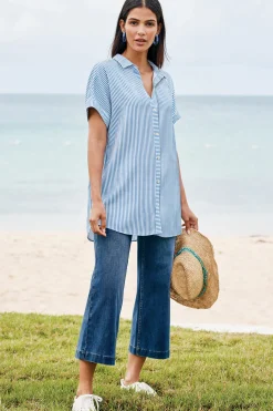 Soft Surroundings Je Veux TENCEL Shirt><noscript><img width=