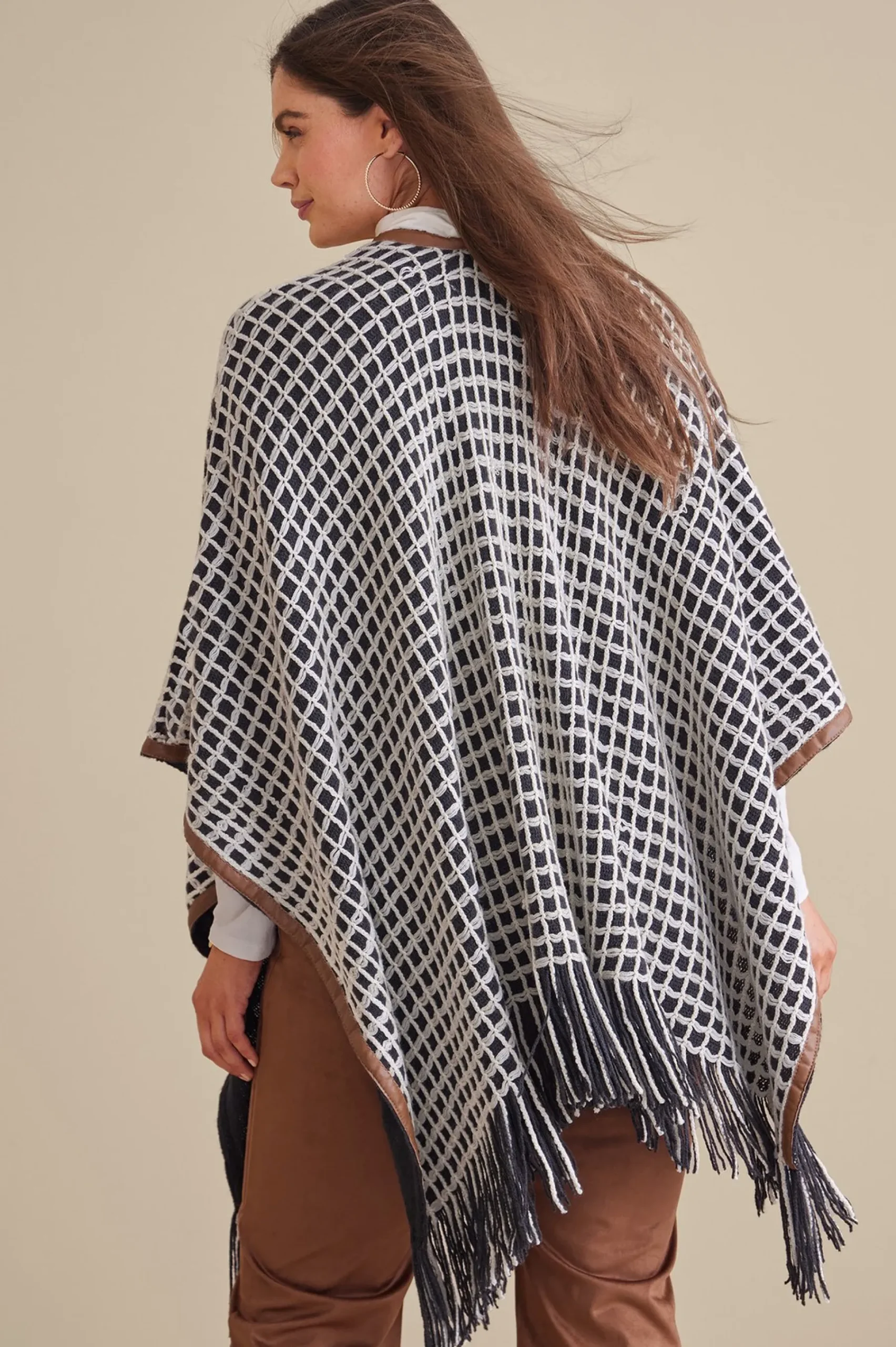 Soft Surroundings Kareli Plaid Topper> Scarves & Wraps