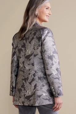 Soft Surroundings Lismore Jacquard Jacket><noscript><img width=
