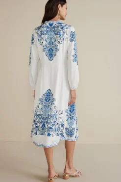 Soft Surroundings Louise Midi Dress><noscript><img width=