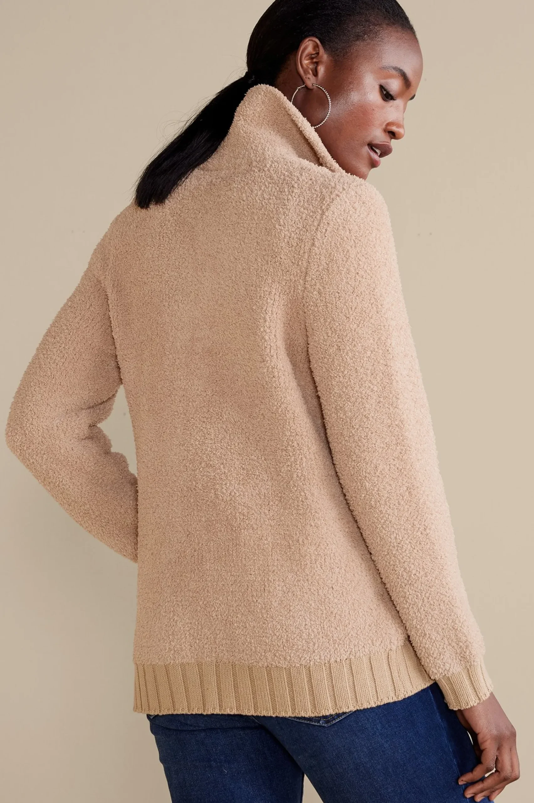 Soft Surroundings Lyla Teddy Cardigan> Sweaters & Cardigans