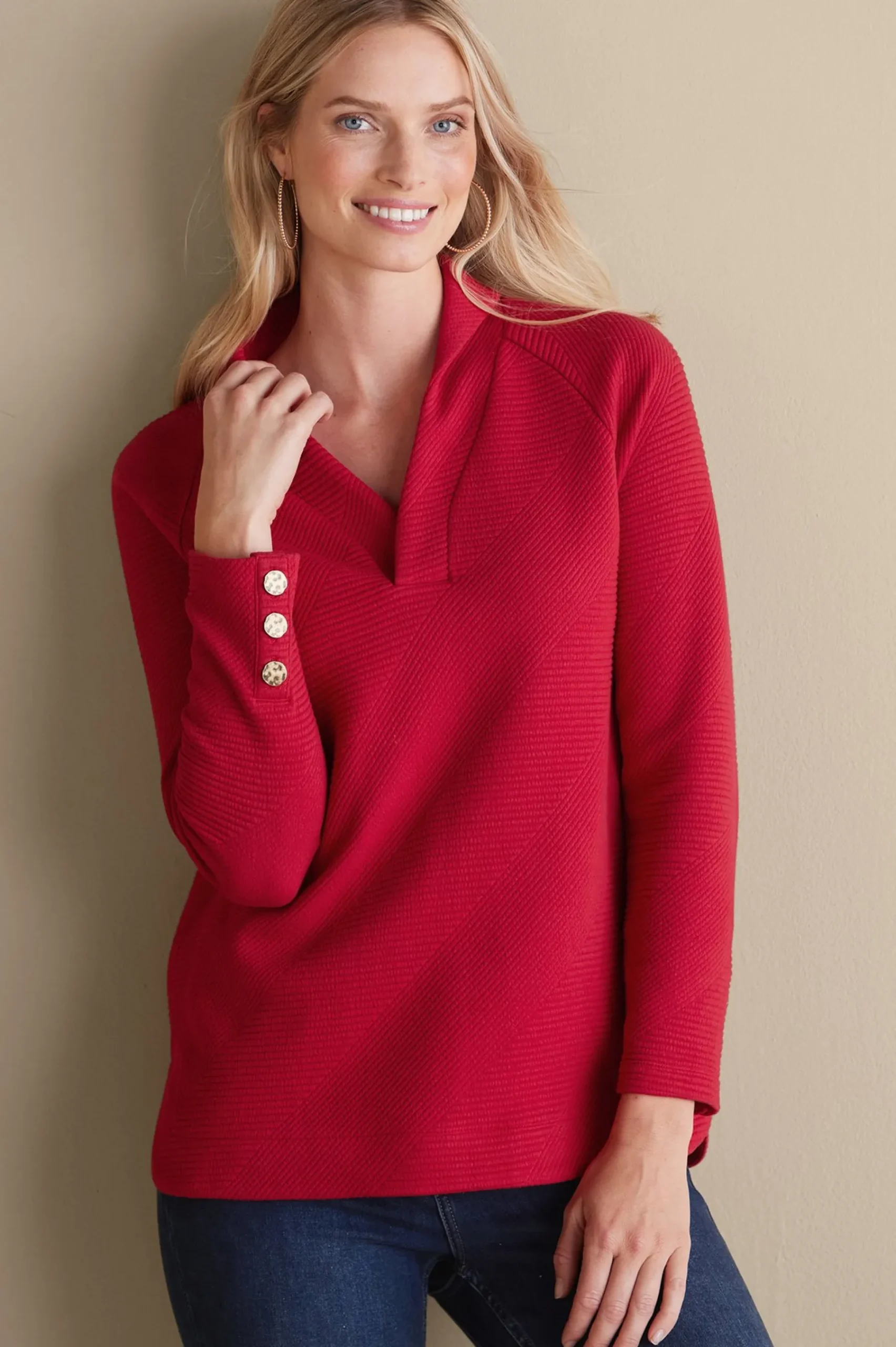 Soft Surroundings Macie Pullover> Everyday Styles|long sleeve