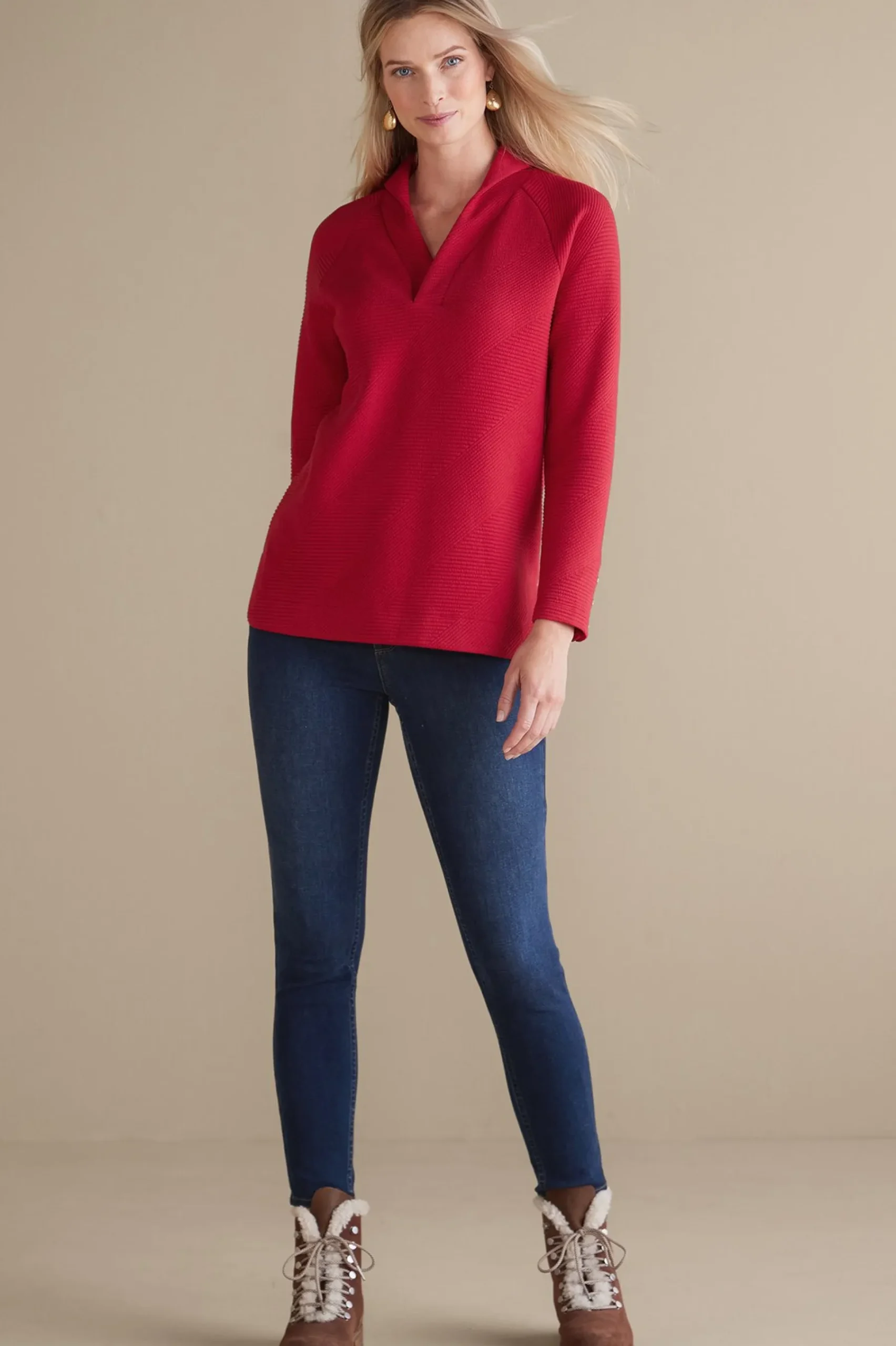 Soft Surroundings Macie Pullover> Everyday Styles|long sleeve