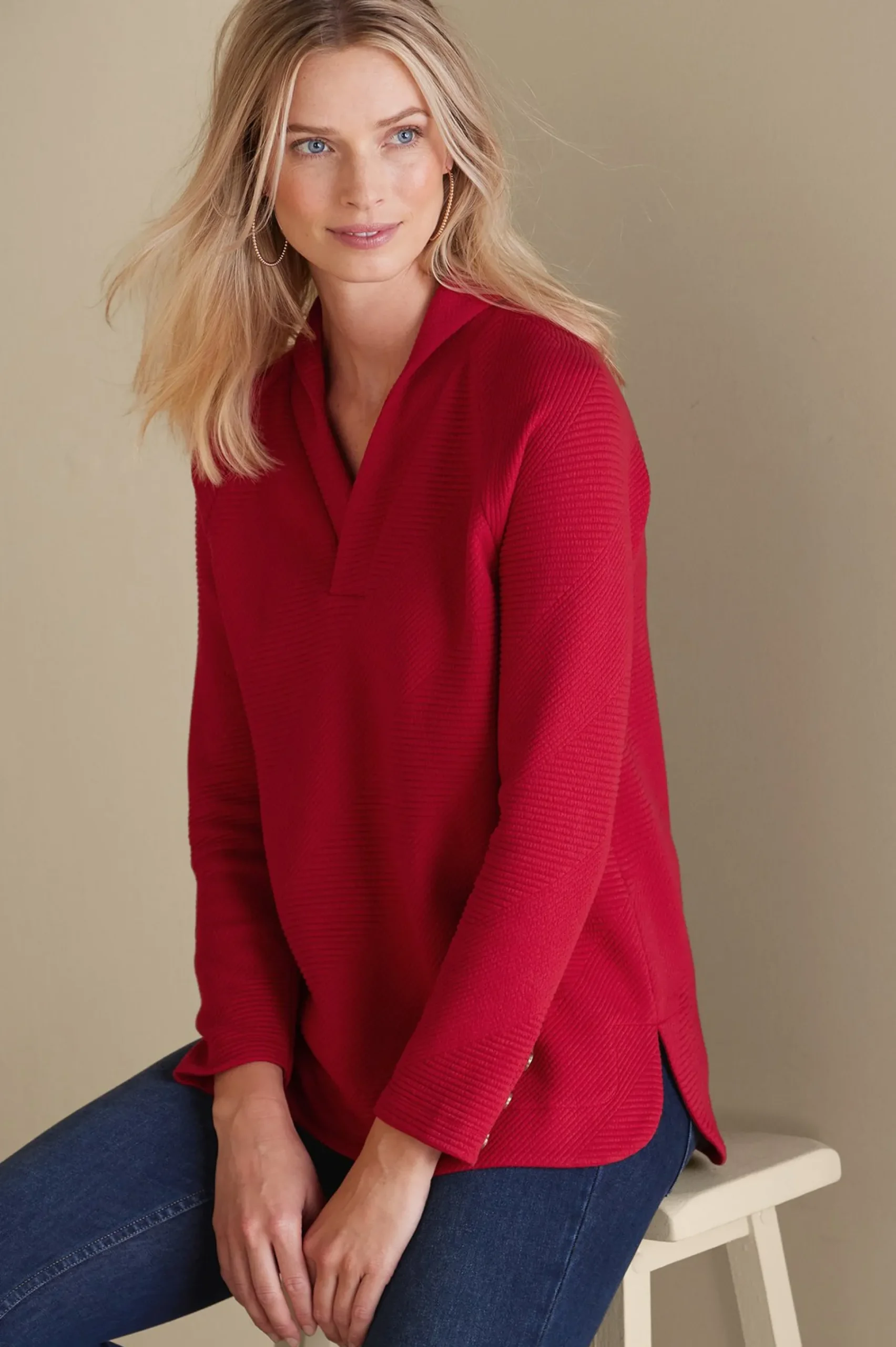 Soft Surroundings Macie Pullover> Everyday Styles|long sleeve