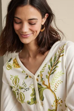 Soft Surroundings Maja Printed Pullover><noscript><img width=