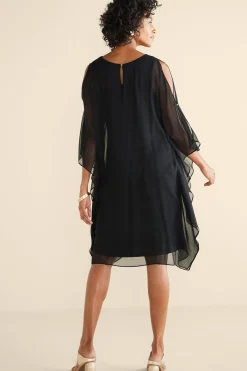 Soft Surroundings Morlaix Silk Dress><noscript><img width=