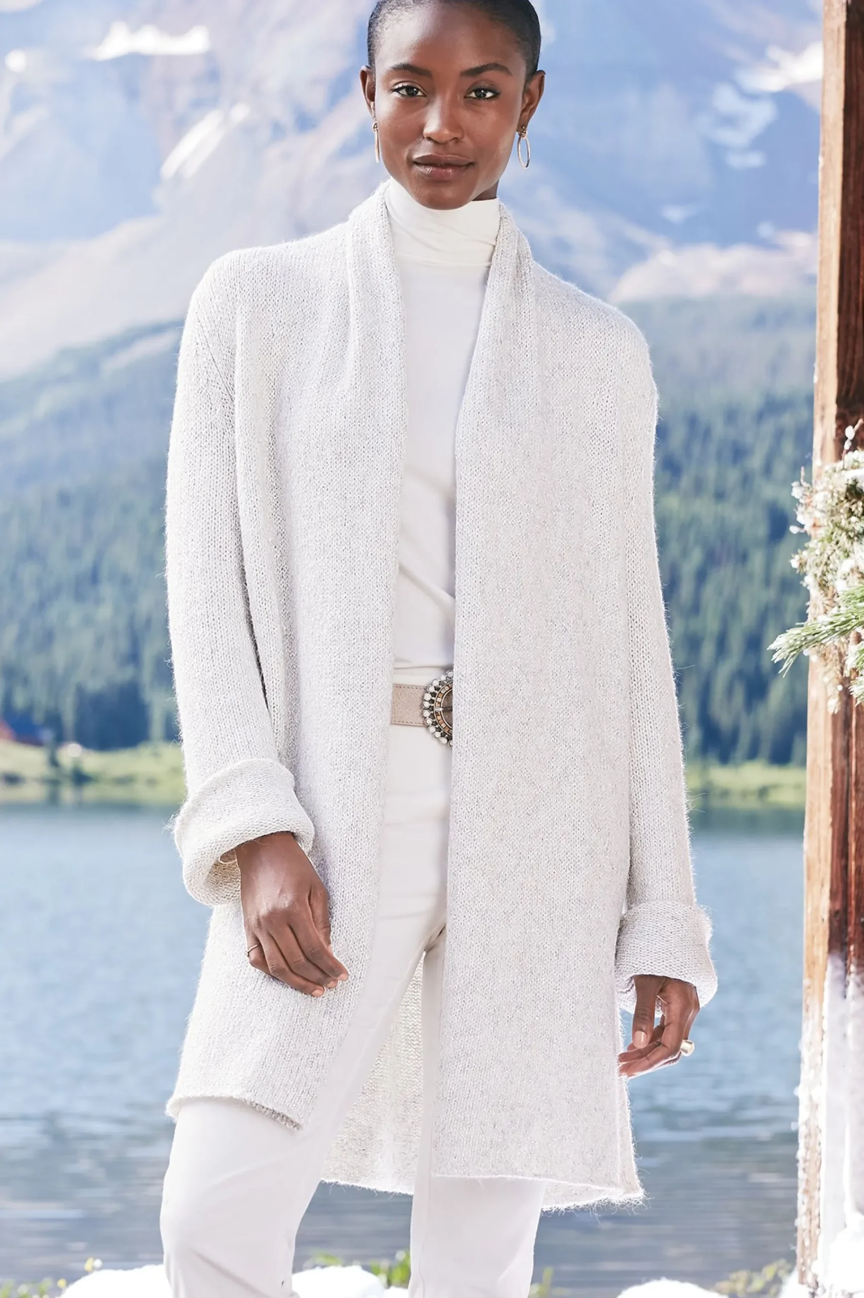 Soft Surroundings Neva Sequin Cardigan> Everyday Styles|Sweaters & Cardigans