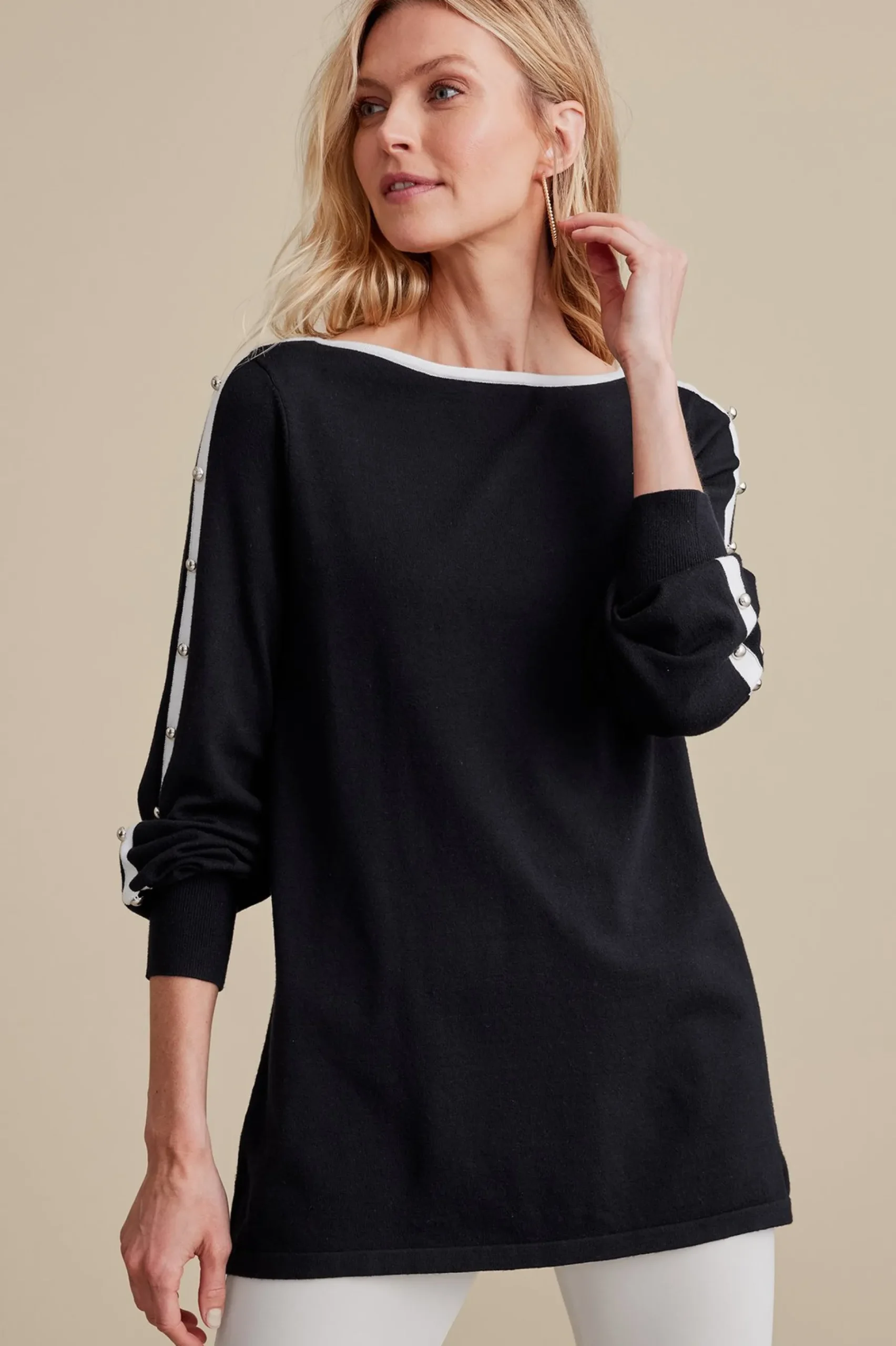 Soft Surroundings Petites Ashley Sweater> Sweaters & Cardigans|long sleeve