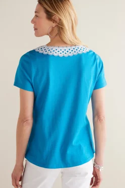 Soft Surroundings Petites Kaitlyn Embellished Knit Tee><noscript><img width=