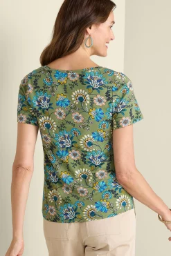 Soft Surroundings Petites Soft Essential™ SUPIMA® Short Sleeve Tee><noscript><img width=