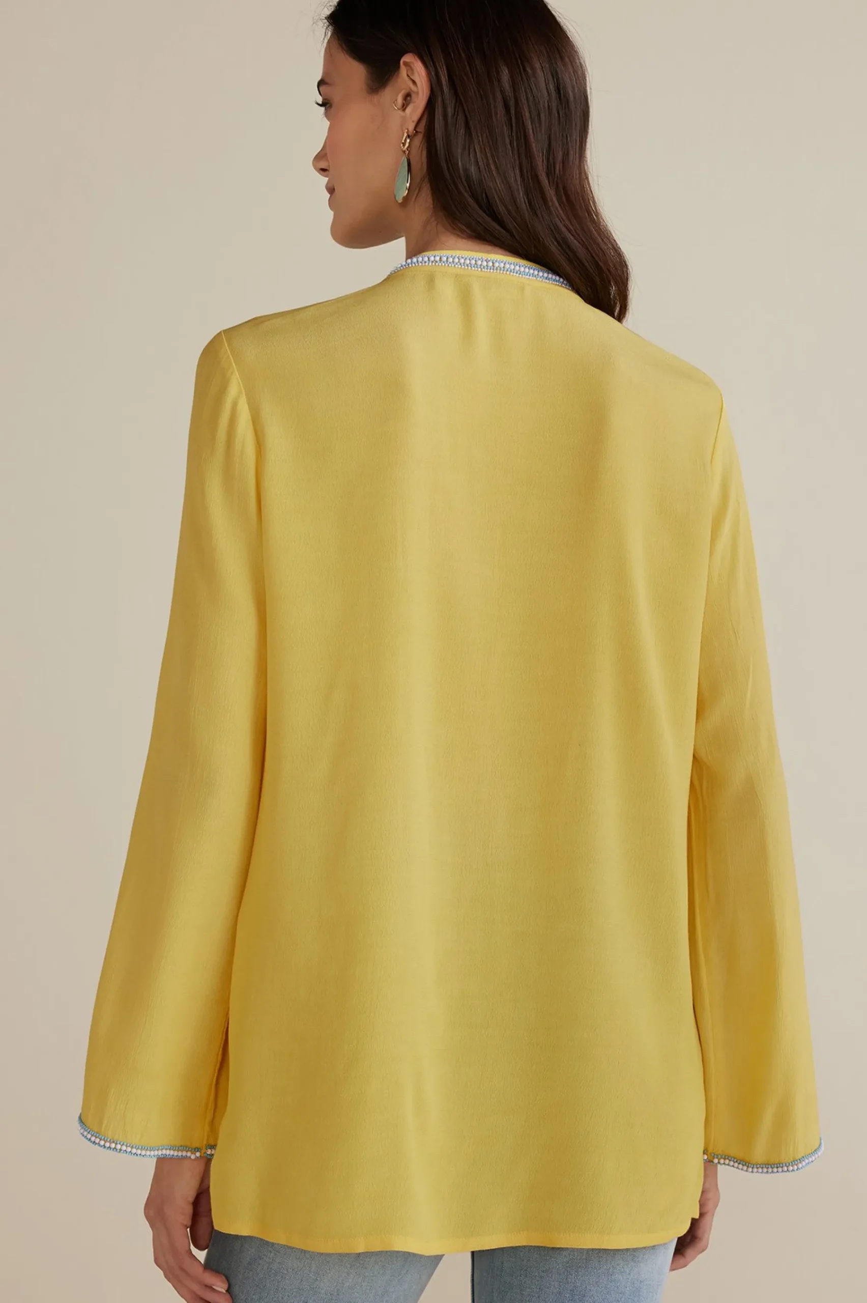 Soft Surroundings Petites Soraya Embellished Tunic> Global Artistry