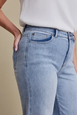 Soft Surroundings Petites Ultimate Denim Wide Leg Jeans><noscript><img width=