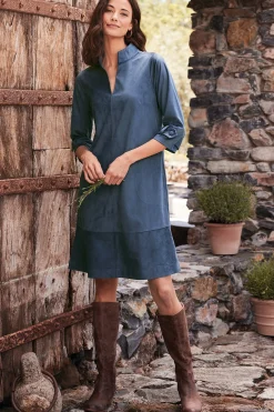 Soft Surroundings Rani Faux Suede Dress><noscript><img width=