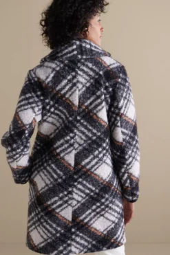 Soft Surroundings Rita Plaid Jacket><noscript><img width=