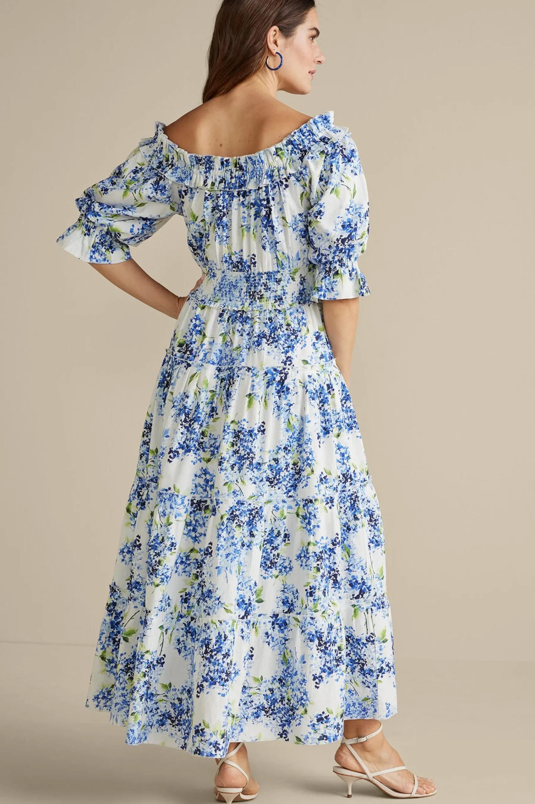 Soft Surroundings Rosana Maxi Dress> patterned|maxi
