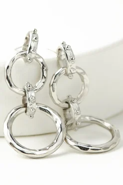 Soft Surroundings Simone Tiered Hoop Earring> Earrings|earrings