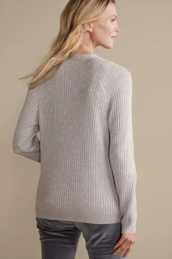 Soft Surroundings Soft Essential™ Ribbed Button-Front Cardi><noscript><img width=