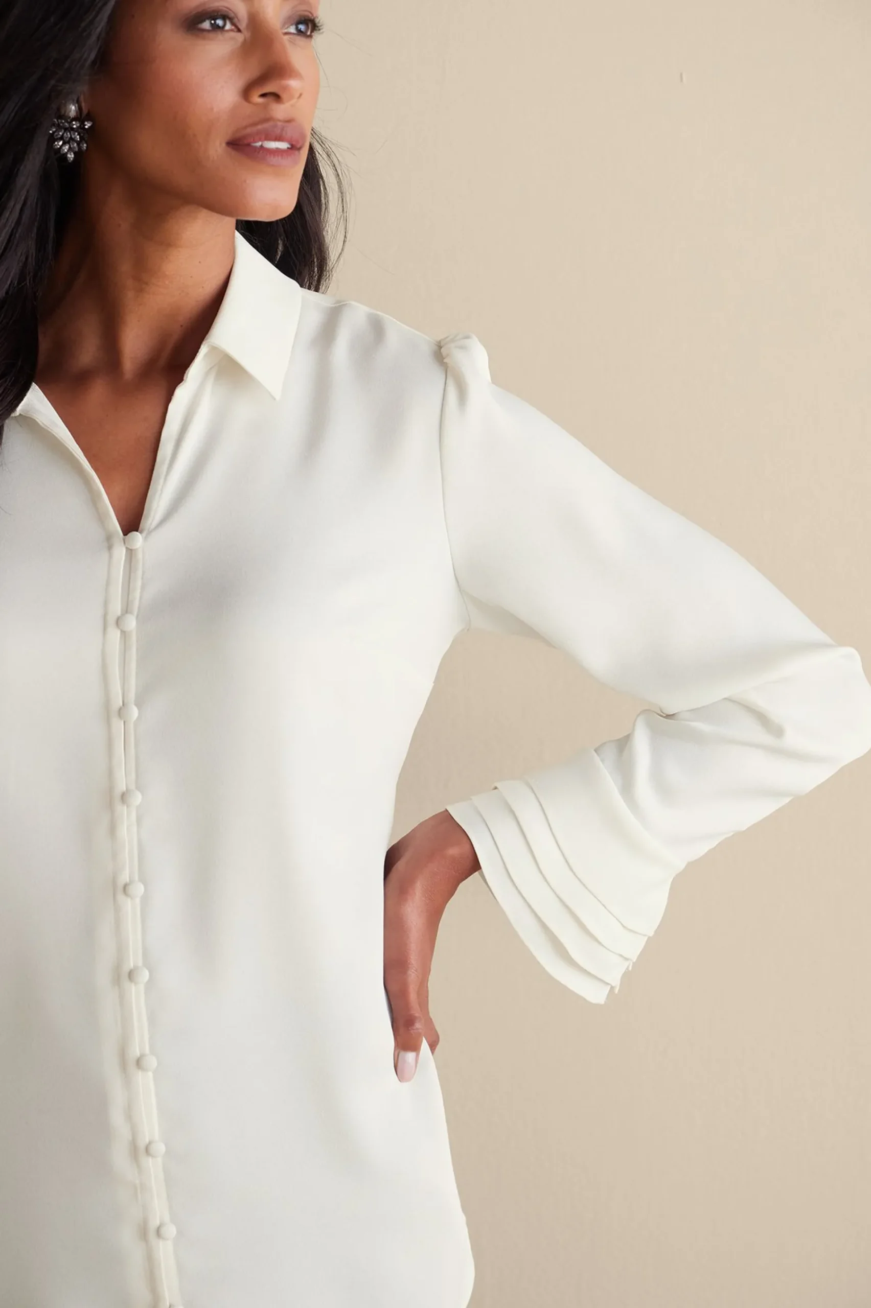 Soft Surroundings Sonnet Blouse> Everyday Styles|long sleeve