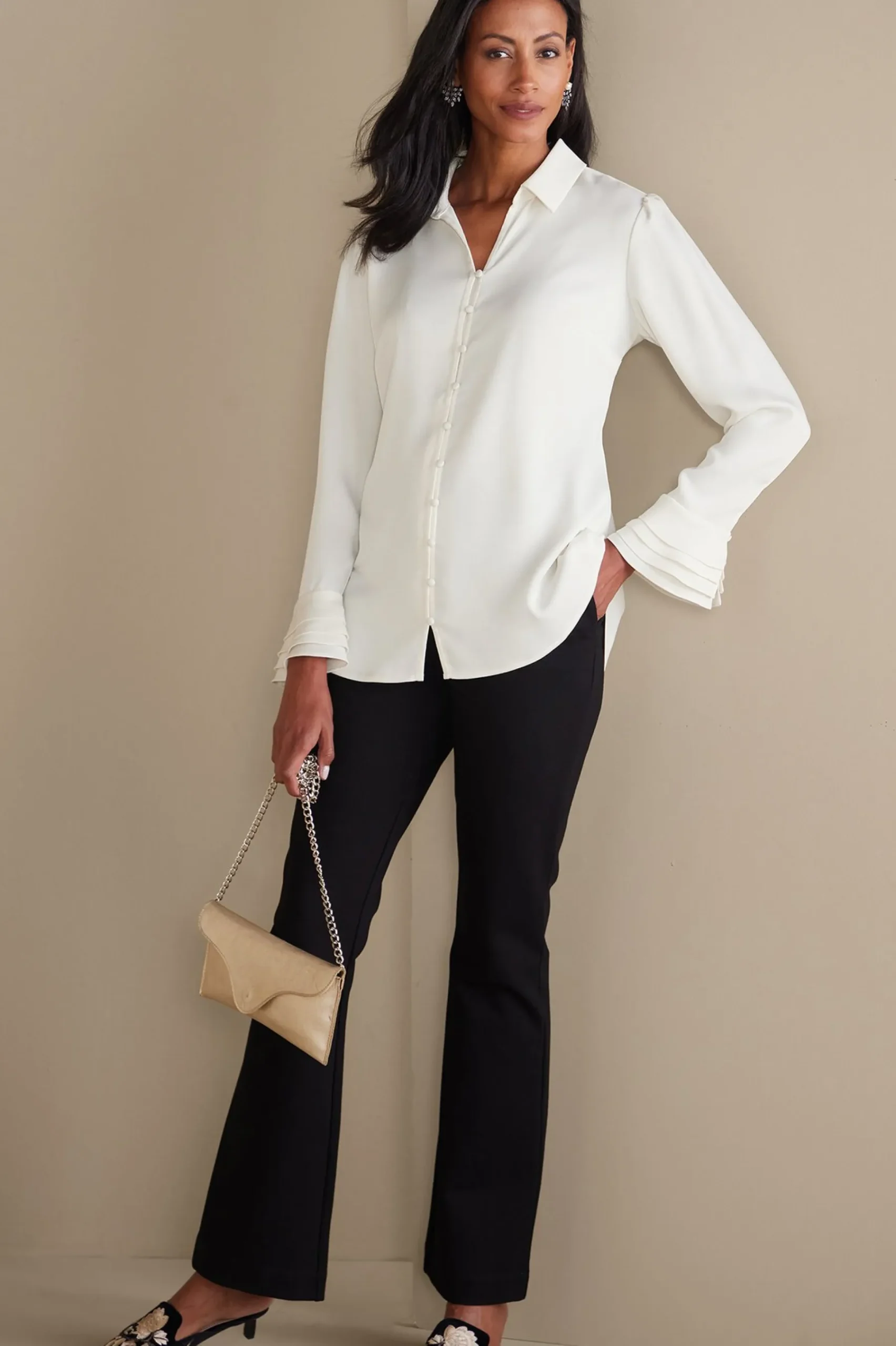 Soft Surroundings Sonnet Blouse> Everyday Styles|long sleeve