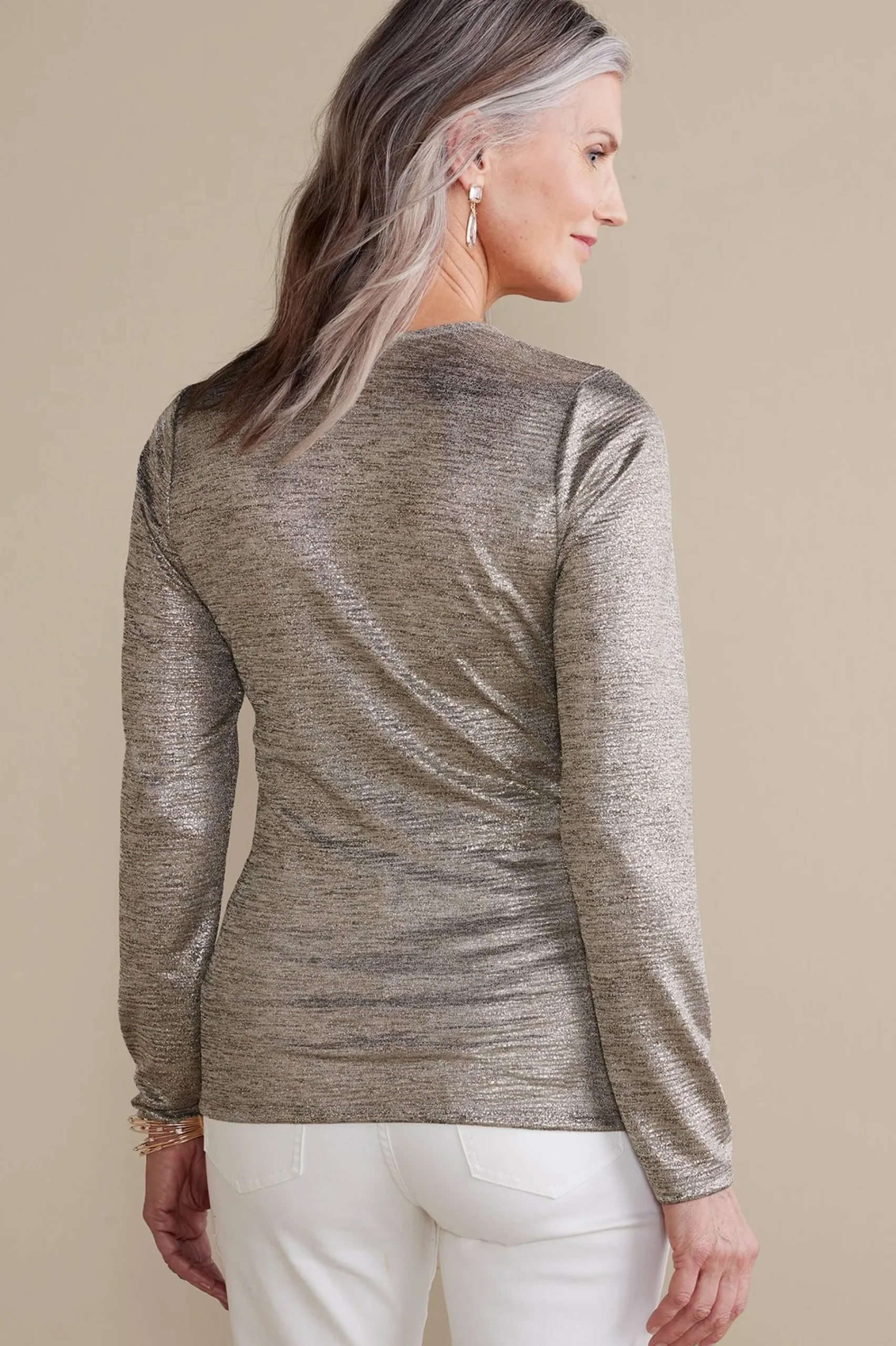 Soft Surroundings Stella Top> long sleeve|novelty