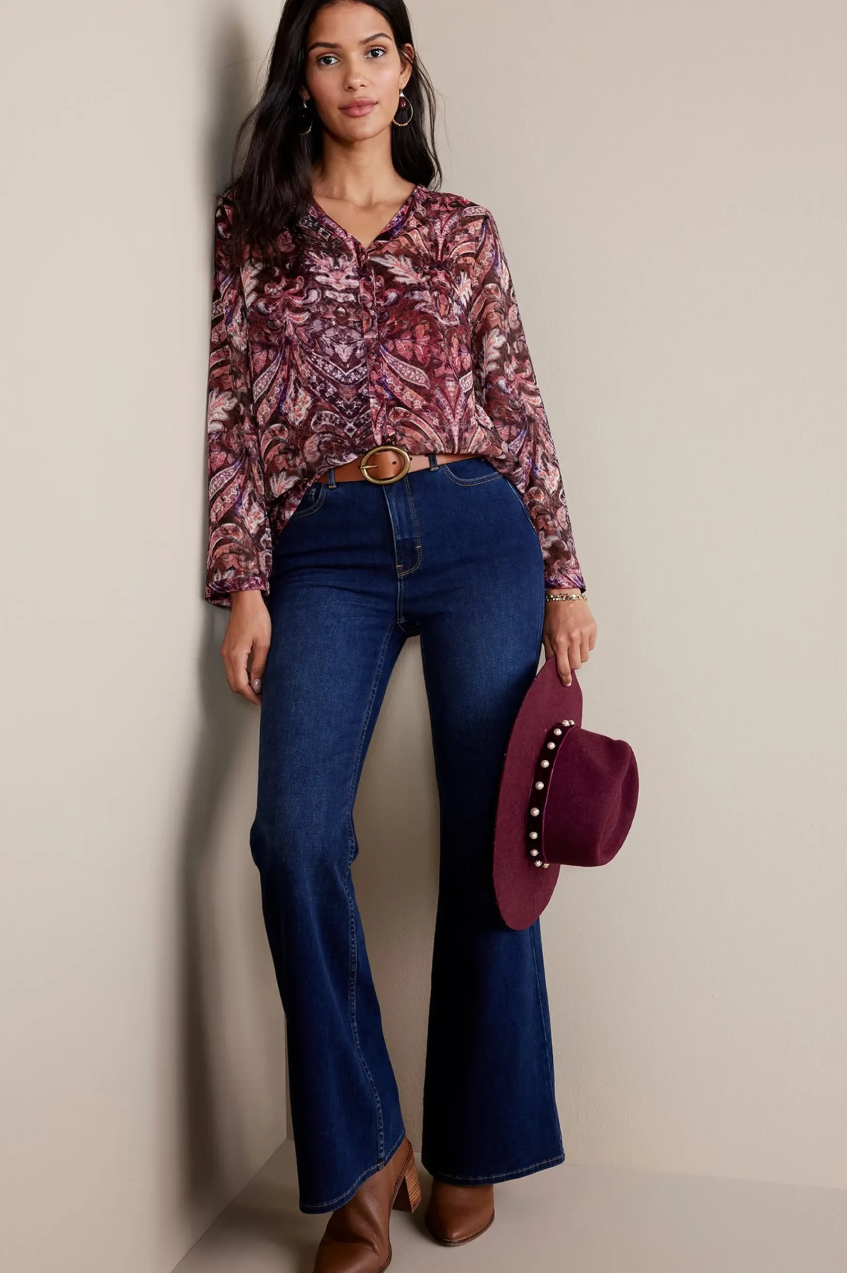 Soft Surroundings Tasha Top> Everyday Styles|long sleeve