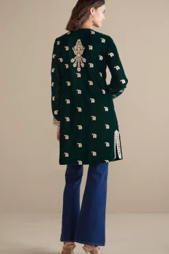 Soft Surroundings Tatianna Velvet Jacket><noscript><img width=
