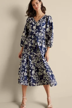 Soft Surroundings Tilda Embroidered Midi Dress><noscript><img width=