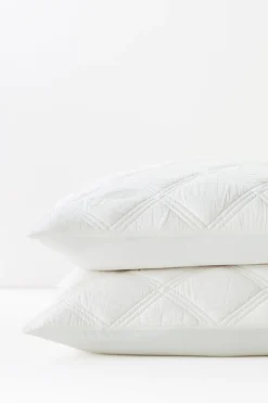 Soft Surroundings Toluca Diamond Euro Sham> pillowcases & shams