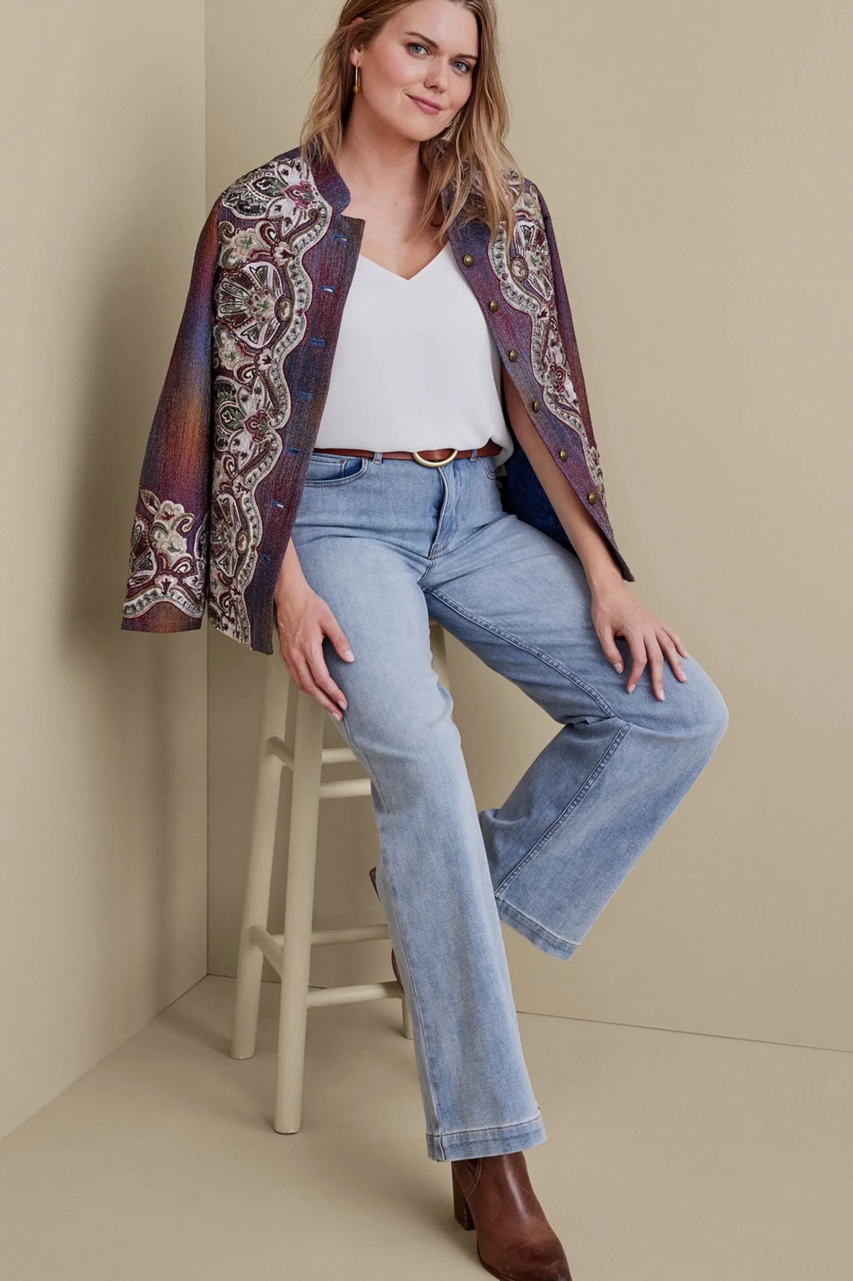 Soft Surroundings Ultimate Denim Wide Leg Jeans> Everyday Styles|Wear Now Styles