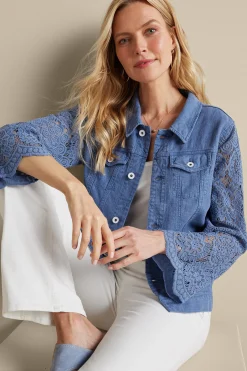Soft Surroundings Varese Linen Blend Jacket><noscript><img width=