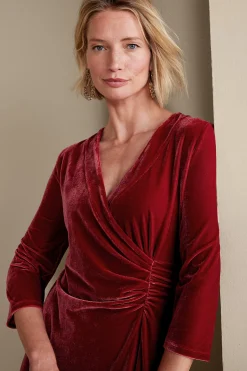 Soft Surroundings Velvet Hyannis Dress><noscript><img width=