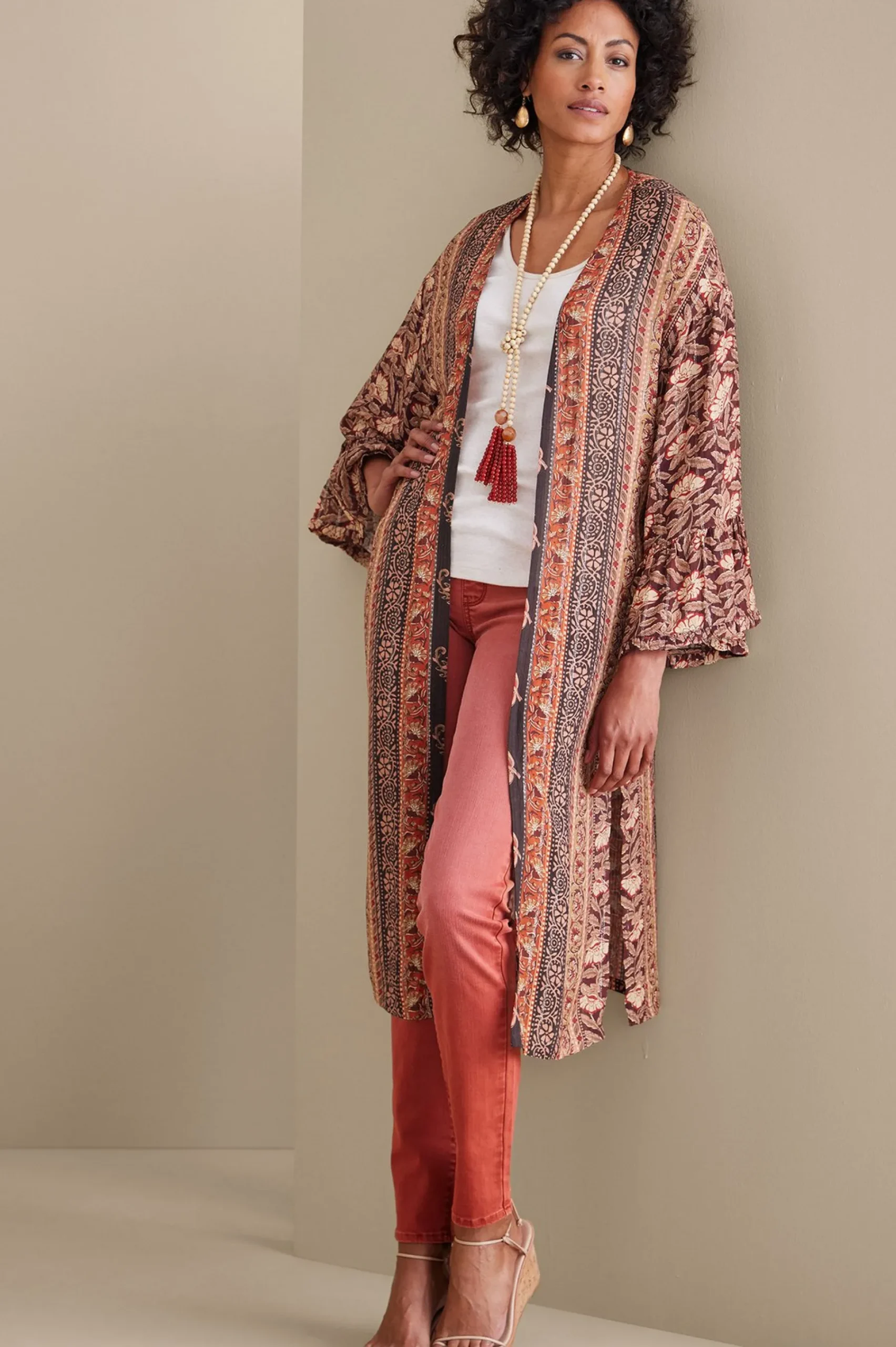 Soft Surroundings Veneto Topper> Global Artistry|Jackets & Coats