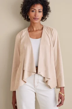 Soft Surroundings Viviana Faux Suede Jacket> Jackets & Coats