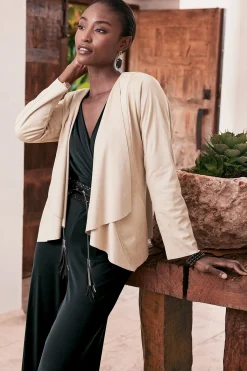Soft Surroundings Viviana Faux Suede Jacket><noscript><img width=