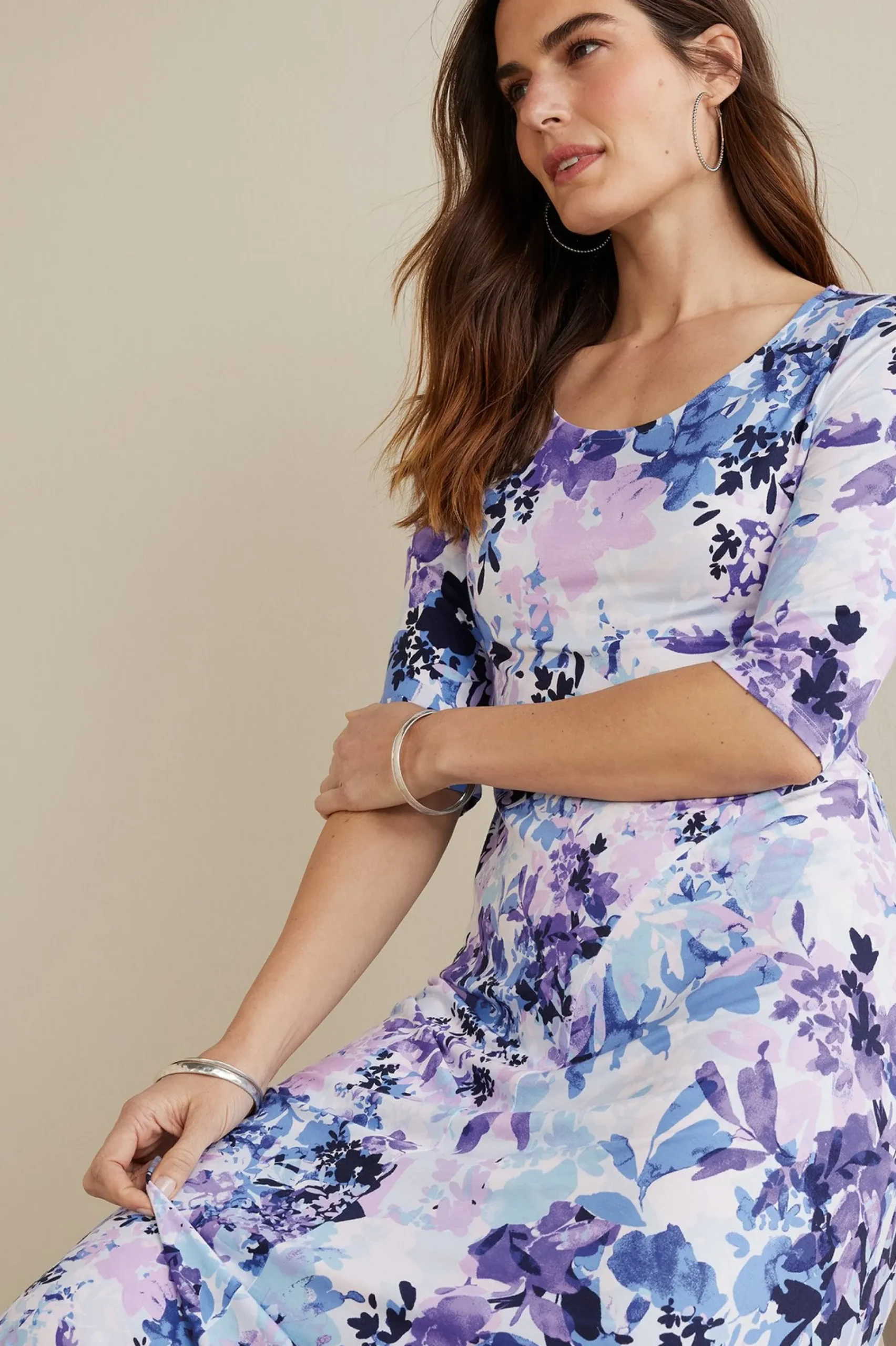 Soft Surroundings Vivienne Dress> Feminine Flourish|occasion dresses