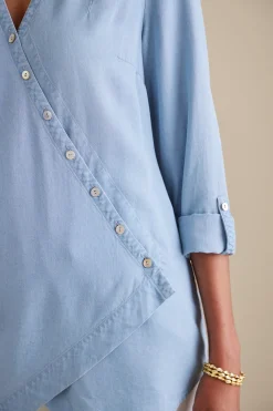 Soft Surroundings Washed TENCEL Tunic><noscript><img width=