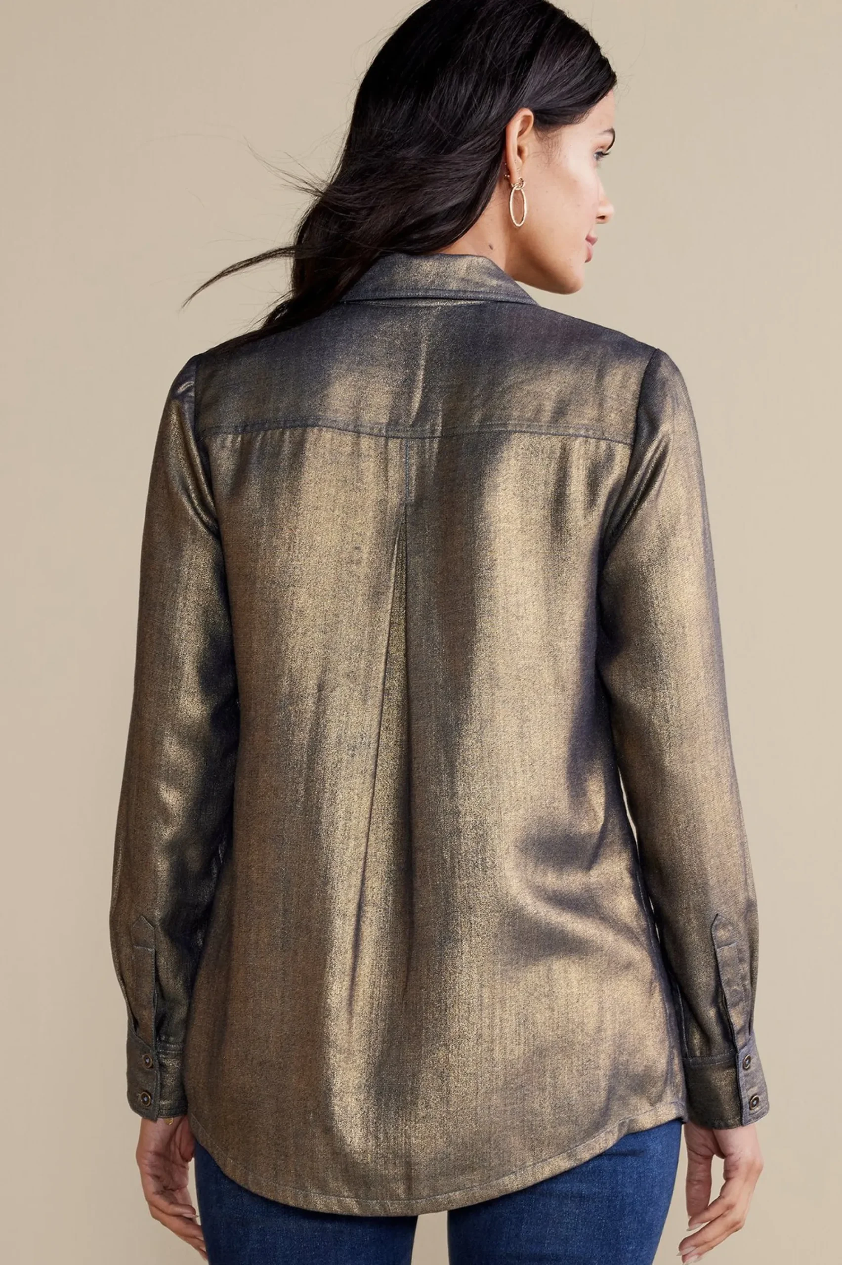 Soft Surroundings Zafina Shirt> long sleeve|shirts