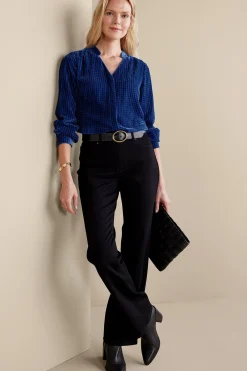 Soft Surroundings Zia Velvet Shirt><noscript><img width=